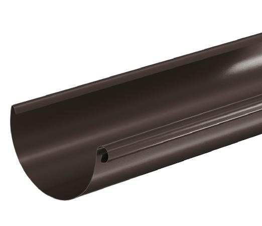 Водосток Aquasistem, система 150/100 - Водосточный желоб 3.00м RR 32 Тёмно Коричневый купить в Салавате