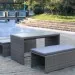 Диван-Трансформер AFINA плетеный из иск. ротанга S330G-W78 Grey купить в Салавате