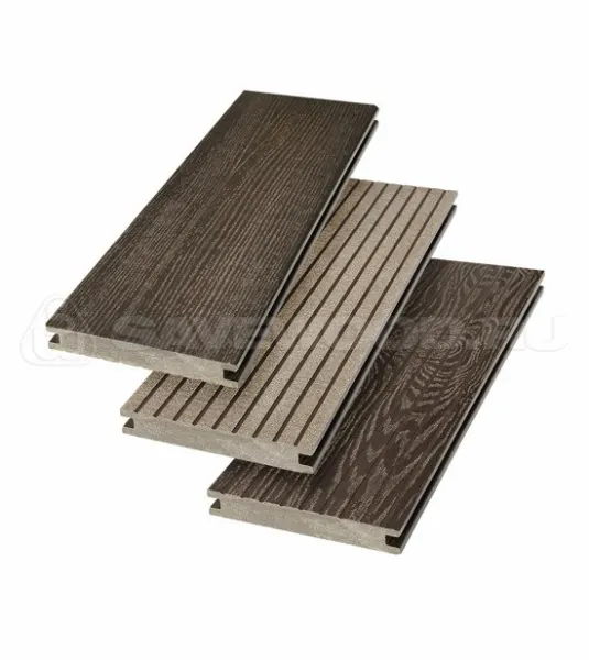 Террасная доска SW Fraxinus (R) полнотелая «SaveWood» Темно-коричневый купить в Салавате