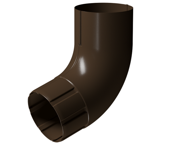 Колено 72° D90 Döcke STAL PREMIUM Каштан, (RAL 8017) купить в Салавате