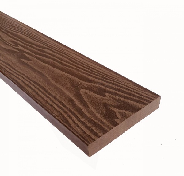 Террасная доска из ДПК Terrapol Смарт 3D Полнотелая без паза Орех Милано купить в Салавате