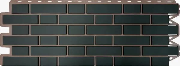 Фасадная панель Альта-Профиль, Кирпич Клинкерный, Графит купить в Салавате