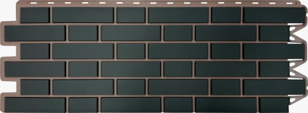 Фасадная панель Альта-Профиль, Кирпич Клинкерный, Графит купить в Салавате