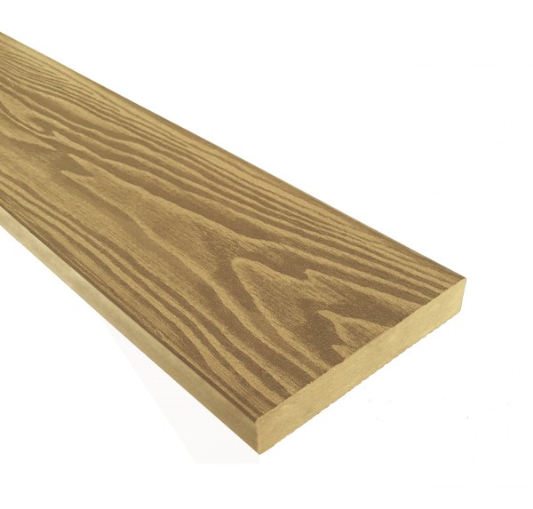 Террасная доска из ДПК Terrapol Смарт 3D Полнотелая без паза Дуб Севилья купить в Салавате