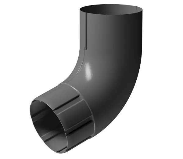 Колено 72° D90 Döcke STAL PREMIUM Графит, (RAL 7024) купить в Салавате
