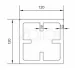 Столб SEQUOIA Evolution 3D WOOD BROWN купить в Салавате