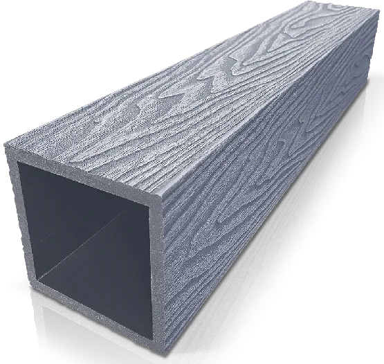 Столб ДПК 3D GardenParkett фактура дерева Серый купить в Салавате