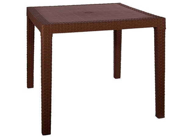 Стол квадратный FIJI Quatro Table Коричневый купить в Салавате