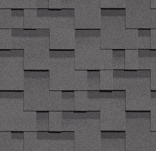 Гибкая черепица Docke, коллекция Тетрис – Серый купить в Салавате