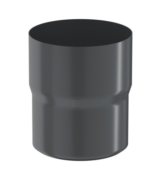 Водосток Aquasistem, система 125x90 - Соединитель трубы RAL 7024 Тёмно-серый купить в Салавате