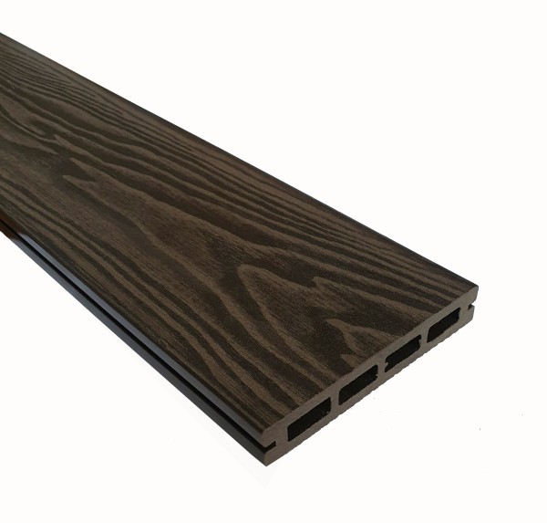 Террасная доска из ДПК Terrapol Смарт 3D Пустотелая с пазом Венге Соренто купить в Салавате