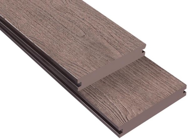 Террасная доска ДПК Outdoor 3D полнотелая NEVADA/CALIFORNIA BROWN коричневая микс купить в Салавате