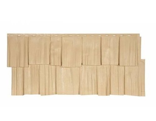 Фасадная панель T-Сайдинг-Щепа дуб ЭКО-1 Желтый купить в Салавате