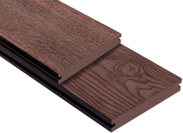 Террасная доска ДПК Outdoor 3D полнотелая STORM/OCEAN BROWN коричневая микс купить в Салавате
