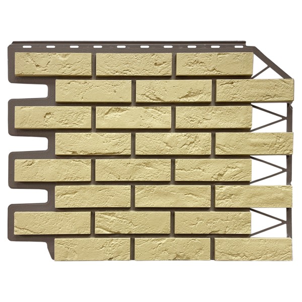 Фасадная панель FineBer, Кирпич Баварский, Песочный купить в Салавате