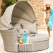 Диван-Трансформер AFINA плетеный из иск. ротанга AFM-325 Beige купить в Салавате