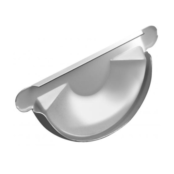 Водосток Grand Line 150x100 – Заглушка желоба RAL 9003 купить в Салавате