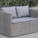 Диван-Трансформер AFINA плетеный из иск. ротанга S330G-W78 Grey купить в Салавате