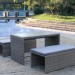Диван-Трансформер AFINA плетеный из иск. ротанга S330G-W78 Grey купить в Салавате