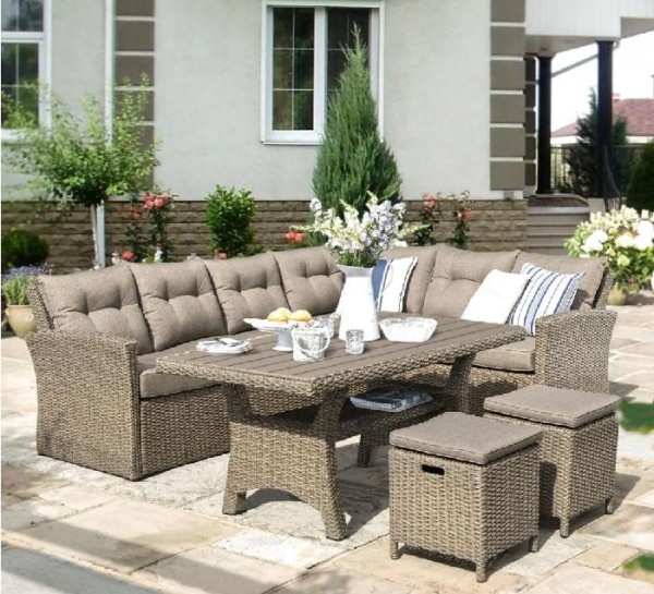 Комплект мебели AFINA плетеной из иск. ротанга AFM-307B Beige купить в Салавате