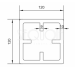 Столб SEQUOIA Evolution 3D WOOD BLACK купить в Салавате