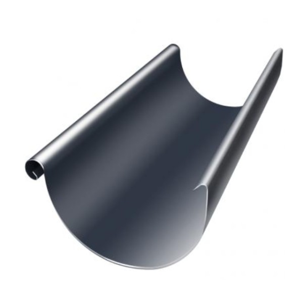 Водосток Grand Line 150x100 – Полукруглый желоб 3 метра RAL 7024 купить в Салавате