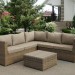 Комплект мебели AFINA плетеной из иск. ротанга YR825B Beige купить в Салавате