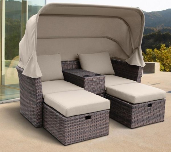 Комплект мебели AFINA плетеной из иск. ротанга AFM-330B Brown купить в Салавате