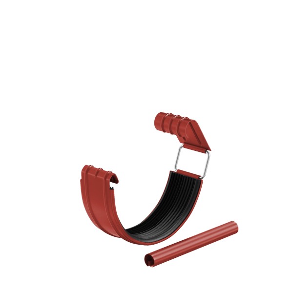 Водосток Aquasistem, система 125x90 - Соединитель желоба в комплекте RR 29 Бургундский купить в Салавате