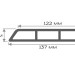 Доска Ромбус 3D ДПК Outdoor STORM GREY серая микс купить в Салавате