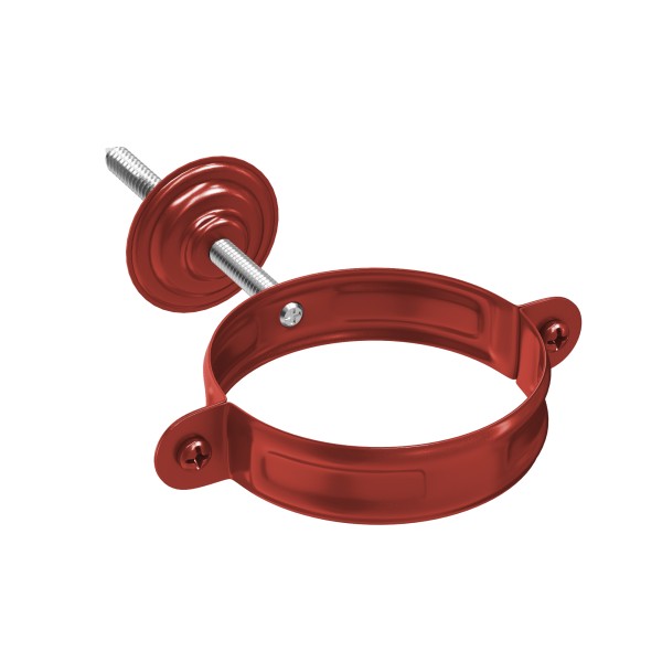 Водосток Aquasistem, система 125x90 - Комплект крепления трубы RR 29 Бургундский купить в Салавате