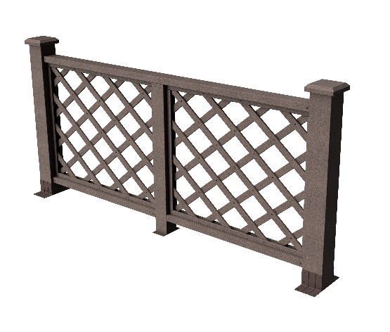 Ограждения декоративное ДПК GRINDERDECO Ламбет венге купить в Салавате