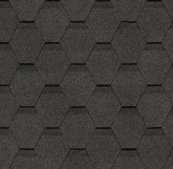 Гибкая черепица Docke, коллекция Шестигранник Серый купить в Салавате