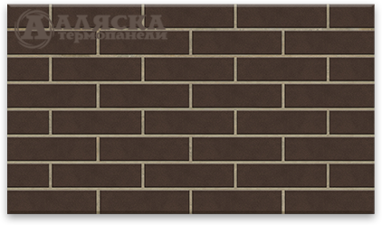 Фасадная Термопанели Аляска Amsterdam brown купить в Салавате
