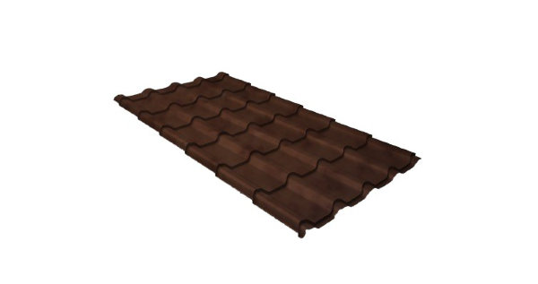 Металлочерепица камея 0,45 Safari Twincolor Brown купить в Салавате