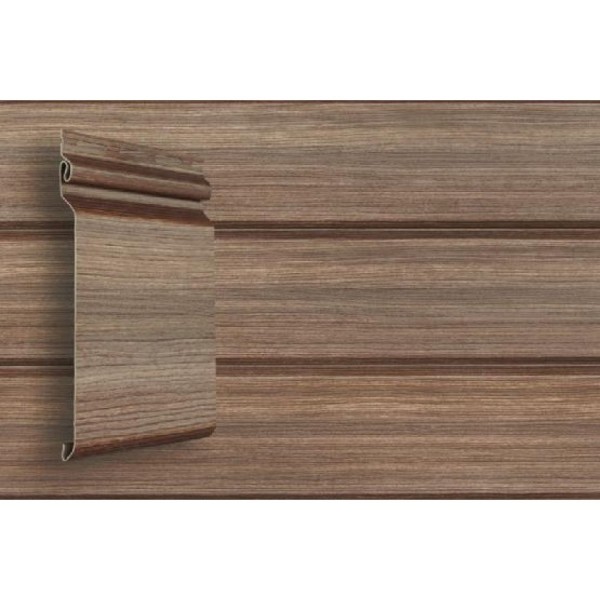 Виниловый сайдинг Grand Line Natural-Брус Tundra - Кедр купить в Салавате