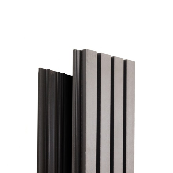 Фасадная доска Ecodecking Техно реечная 200х26х3000 Серый купить в Салавате