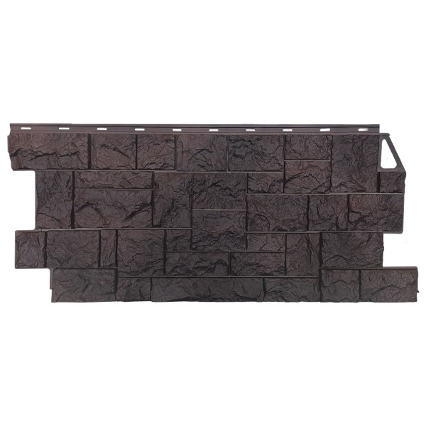 Фасадная панель FineBer, Камень Дикий, Коричневый купить в Салавате