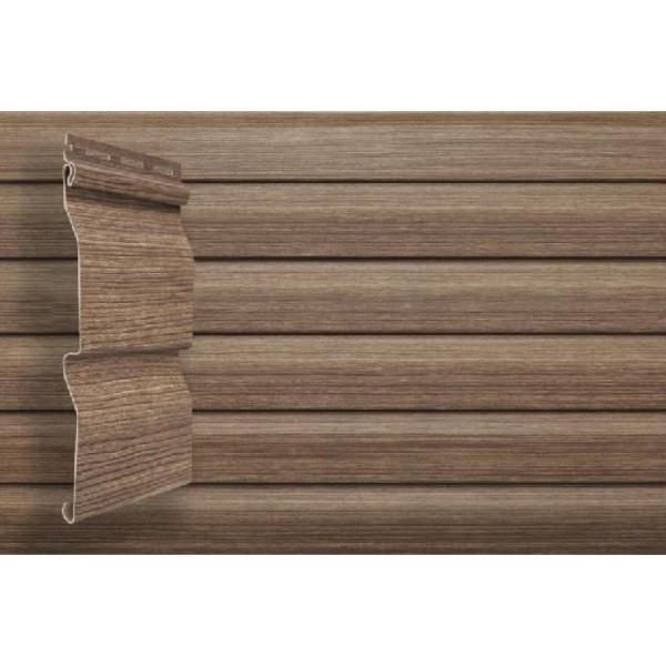 Виниловый сайдинг Grand Line Tundra Корабельная доска 3.00м - Кедр купить в Салавате