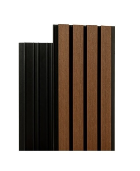 Фасадная реечная панель Ecodecking Скай коэкструзия 200х20х3000 Тик купить в Салавате