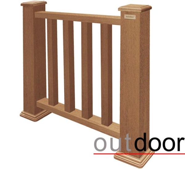 Ограждение из ДПК Outdoor Классик 3D STORM дуб купить в Салавате