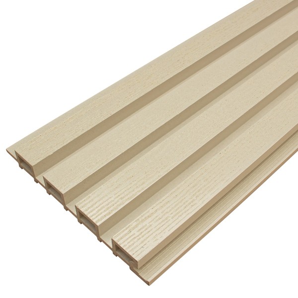 Фасадная доска из ДПК Faynag Wood Рейка Слоновая кость купить в Салавате