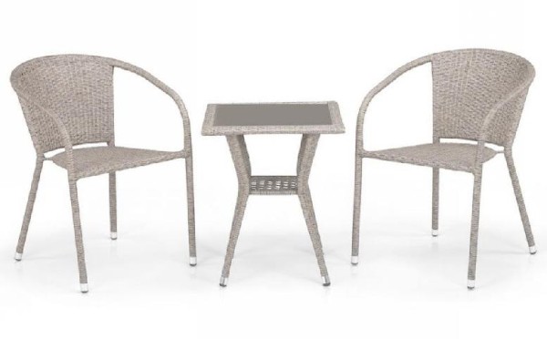 Комплект плетеной мебели AFINA из иск. ротанга T25C/Y137C-W85 Latte 2Pcs купить в Салавате
