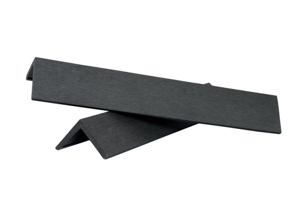 Уголок ДПК завершающий шлифованный SINGARAJA чёрный купить в Салавате