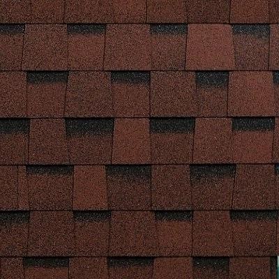 Двухслойная ламинированная черепица Shinglas, серия Фазенда – Красный купить в Салавате