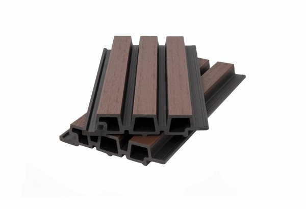 Фасадная панель брусковая двухцветная co-extrusion, chocolate mix купить в Салавате