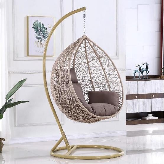 Кресло Подвесное из искусственного ротанга AFM-169A-LB Beige купить в Салавате
