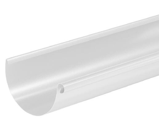 Водосток Aquasistem, система 125x90 - Водосточный желоб 3.00м RR 20 Белый купить в Салавате
