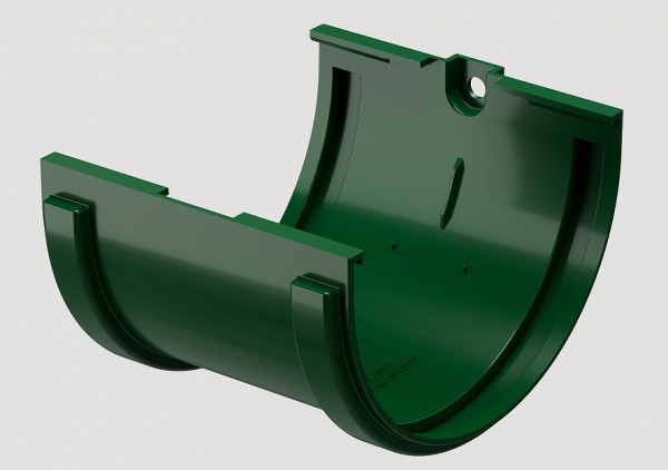 Соединитель желобов ПВХ Docke STANDART зеленый купить в Салавате