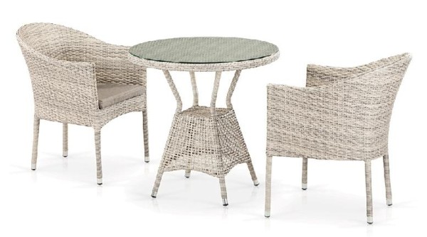 Комплект плетеной мебели AFINA из иск. ротанга T705ANT/Y350-W85 Latte 2Pcs купить в Салавате